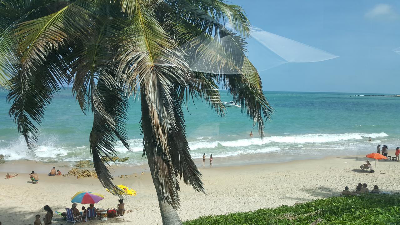 Praia Tabatinga Ap Beira Mar Com Vista Deslumbrante Da Praia Jacumã Exterior photo